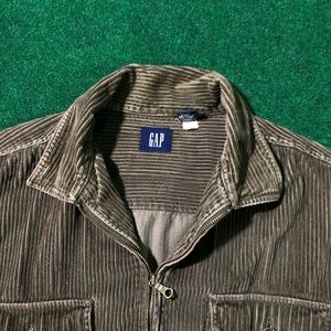 Vintage brown corduroy zip up jacket
